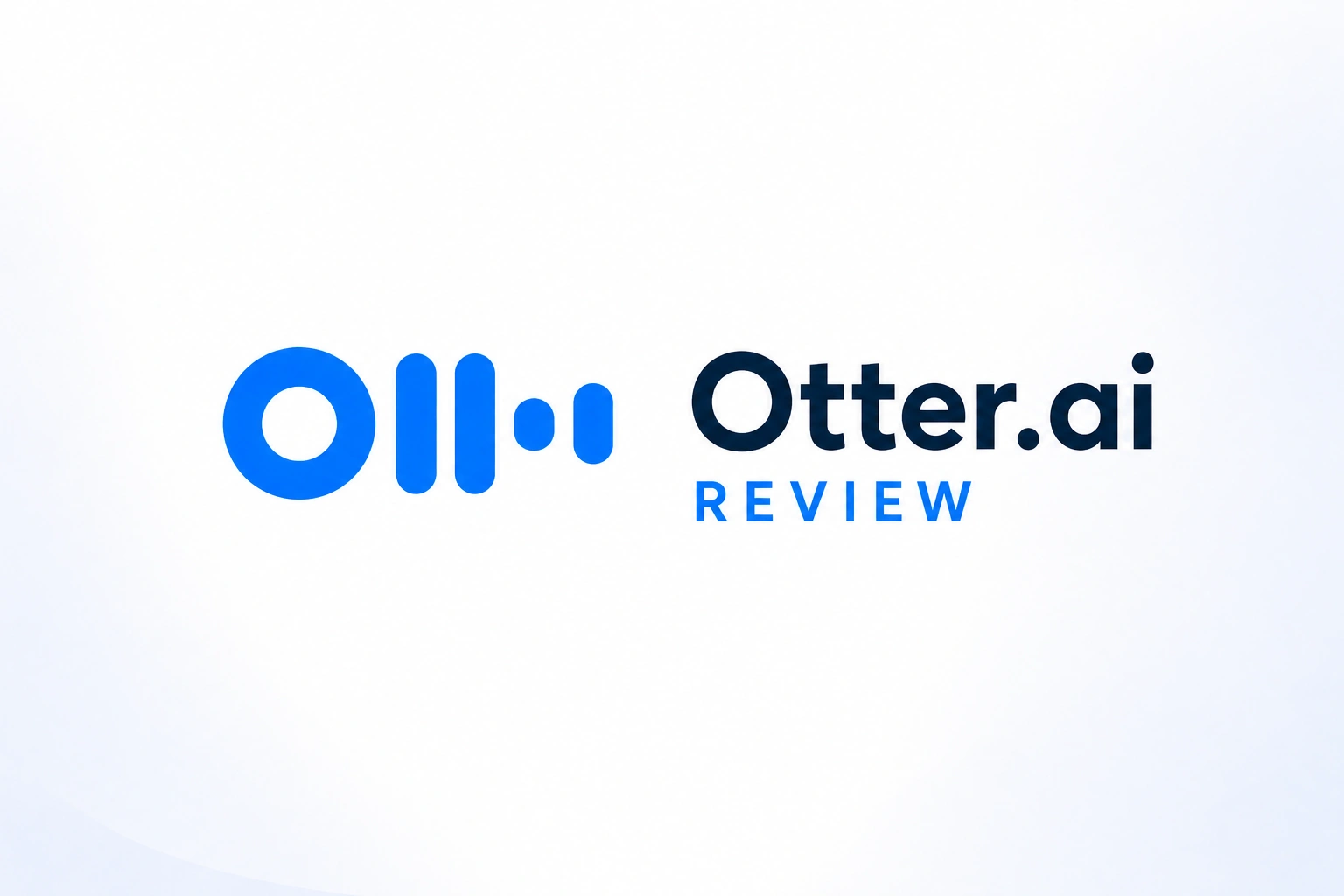 Otter AI review 2026 cover showing the Otter.ai logo and wordmark above the word Review