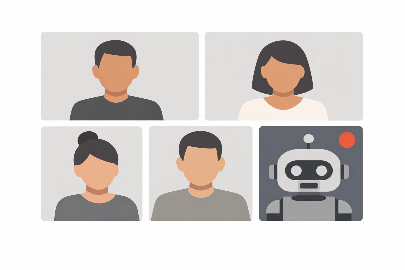 Otter.ai bot visible in a Zoom meeting participant list alongside other attendees